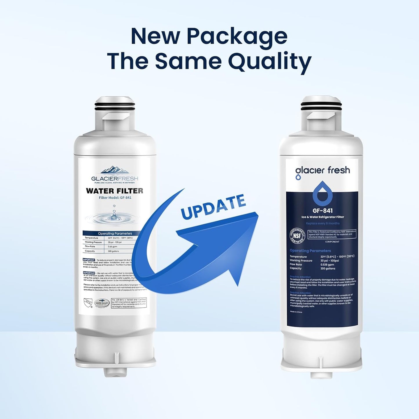 2er Pack Wasserfilter-Ersatz für Samsung Modelle