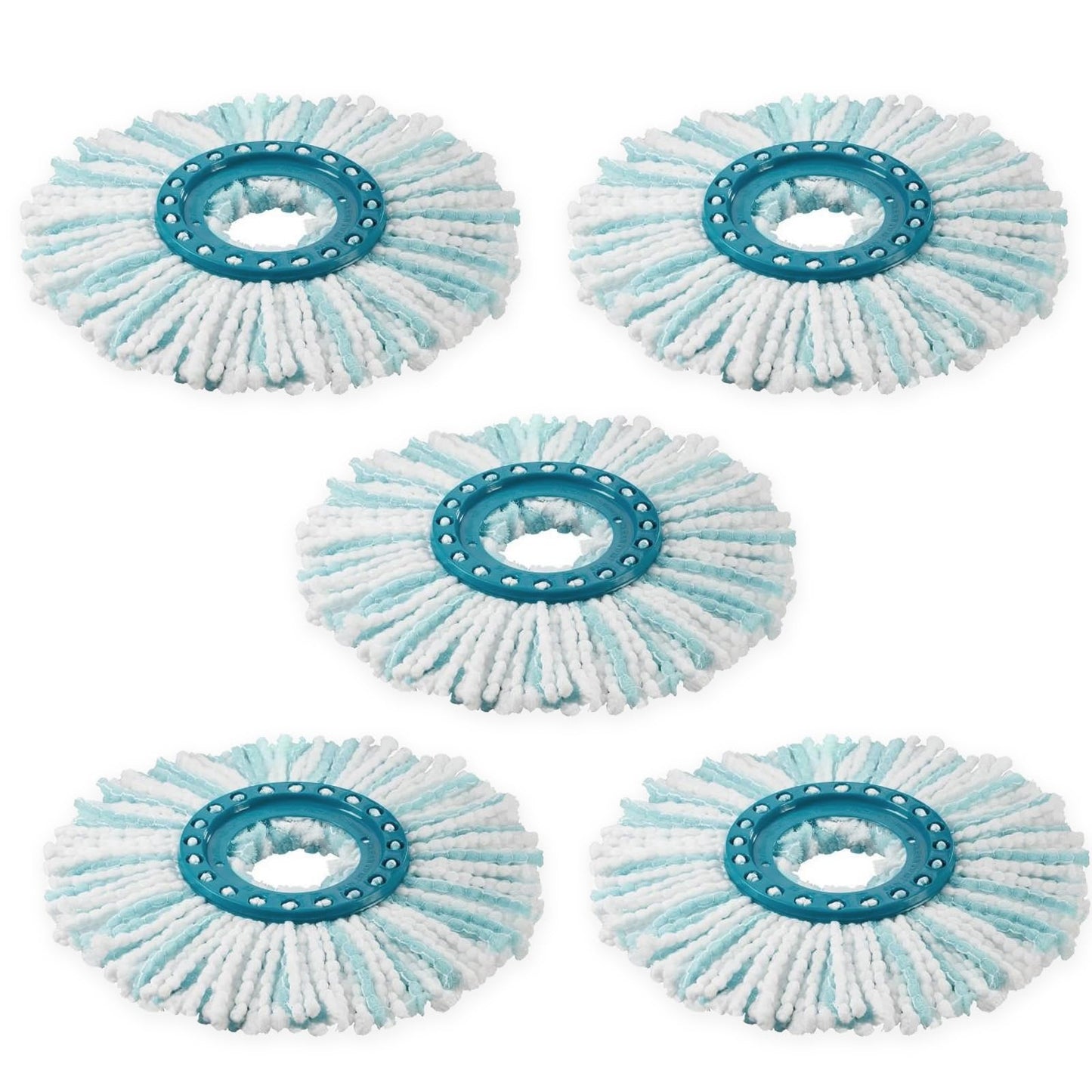 5-teiliges Ersatzkopf-Set für Leifheit Twist Disc Mop