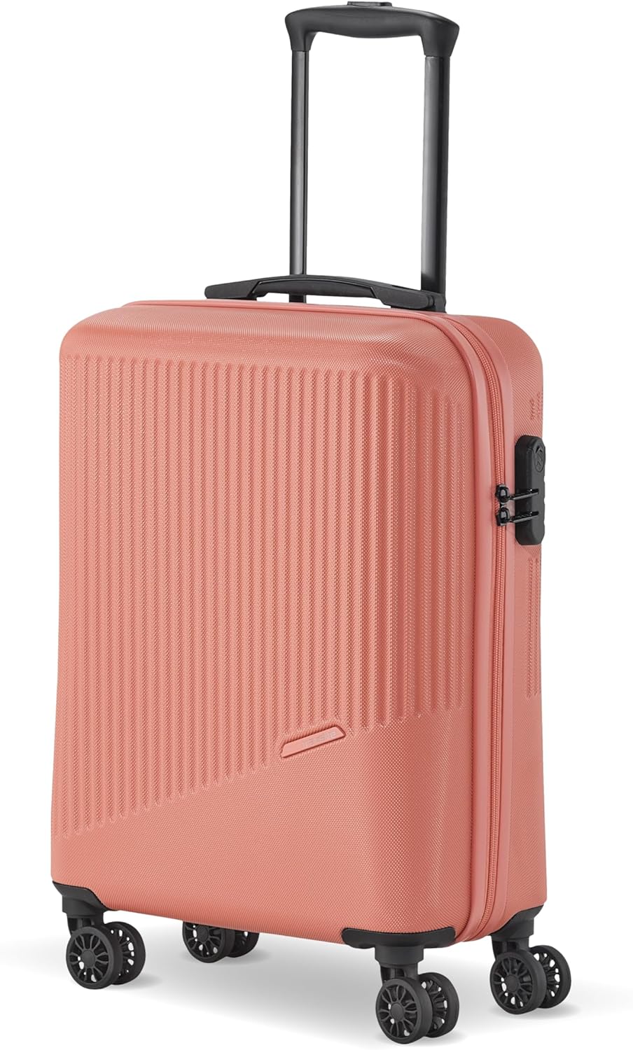Kollektion Bali Handgepäck Hartschalentrolley mit 4 Doppelrollen & Zahlenschloss, Koralle Trolley Handgepäck (55 cm)