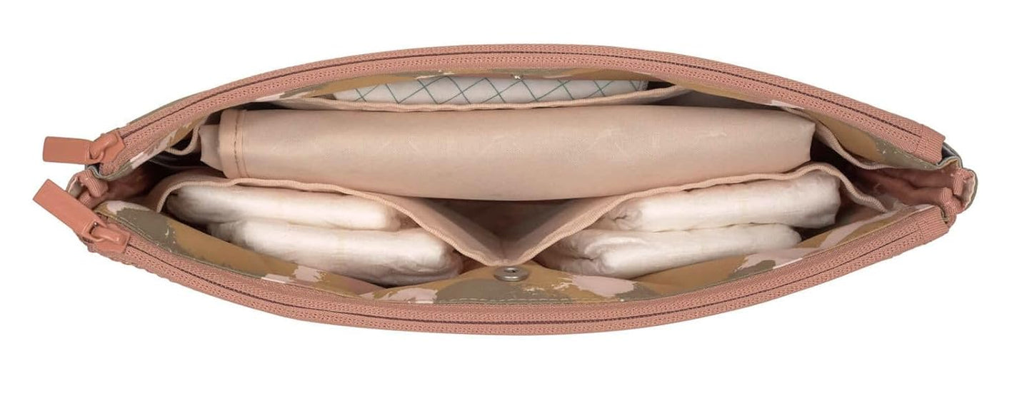 Windeltasche mit Wickelunterlage für unterwegs, Tinted Spots