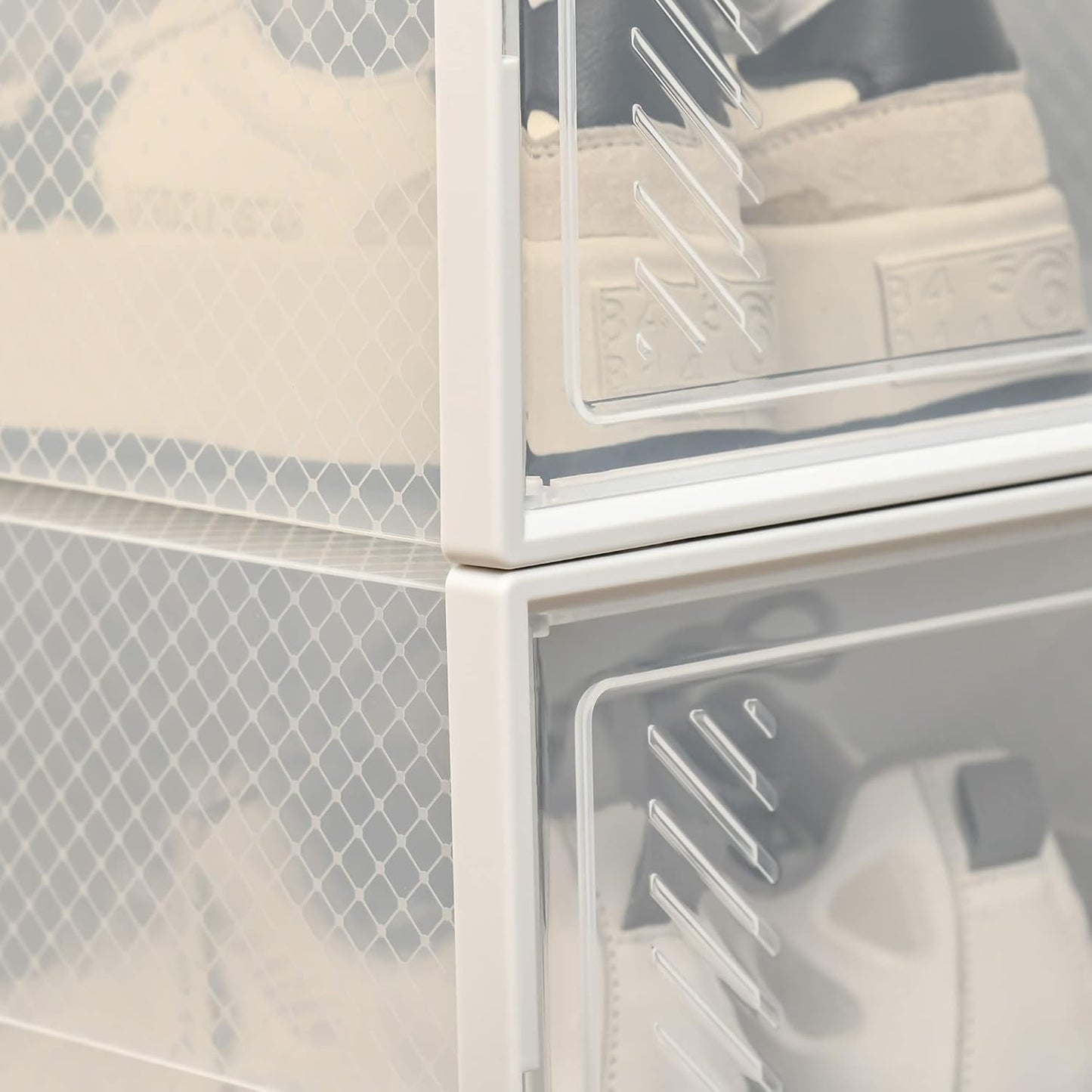 DIY Schuhschrank Kunststoff Transparent, 18