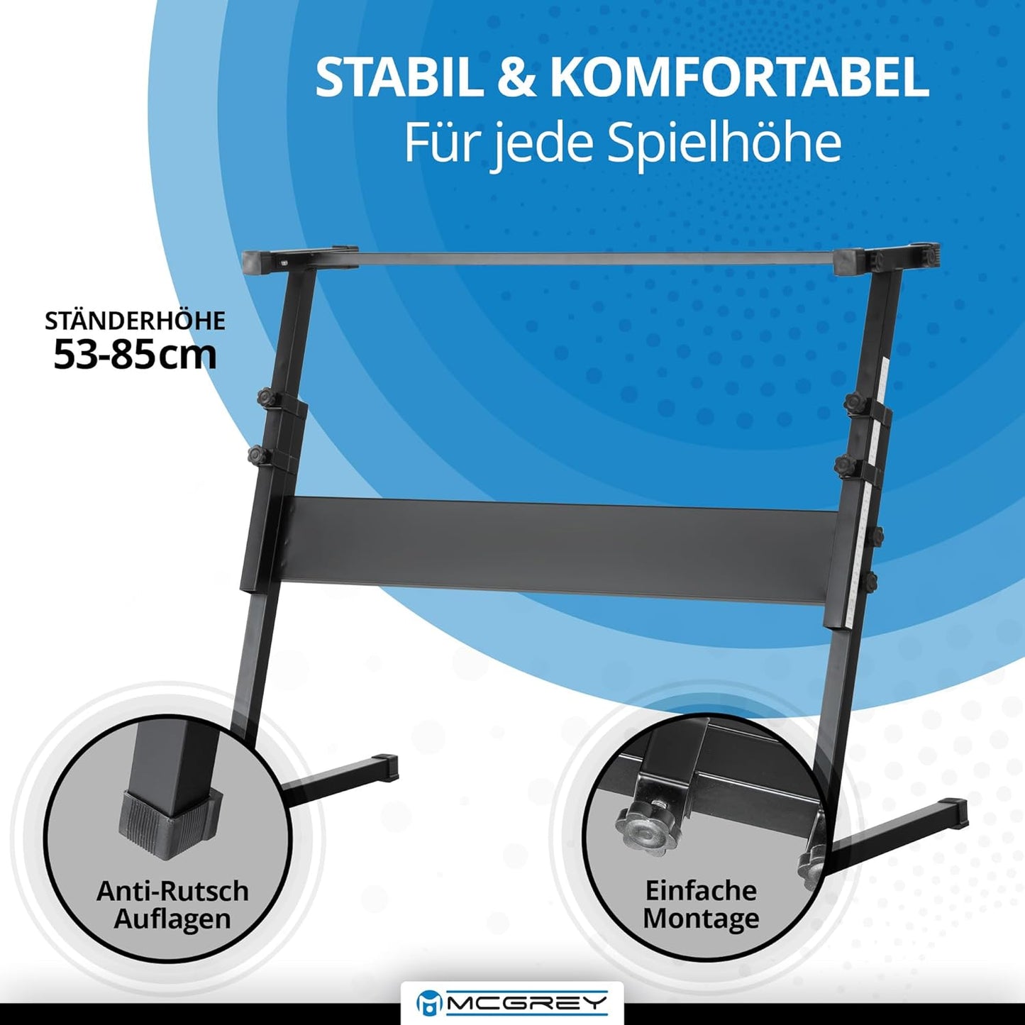 LK-6150 Keyboard Set mit Leuchttasten und Z-Ständer