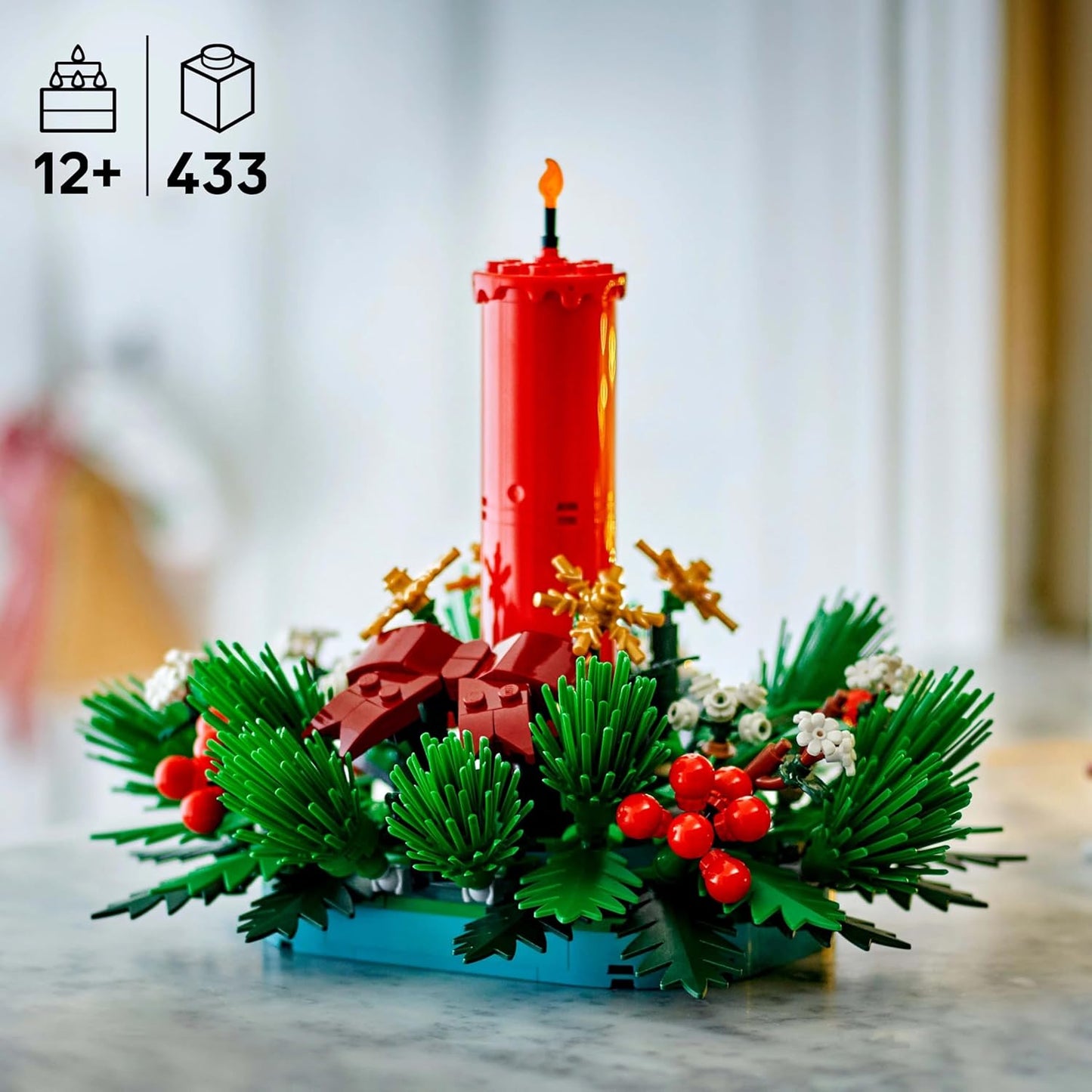 Weihnachtsgesteck, LEGO Christmas Table Decoration 40743