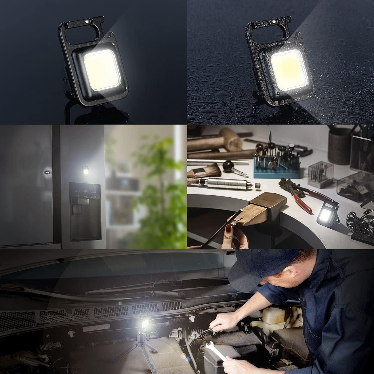 4er-Set LED-Arbeitsleuchten