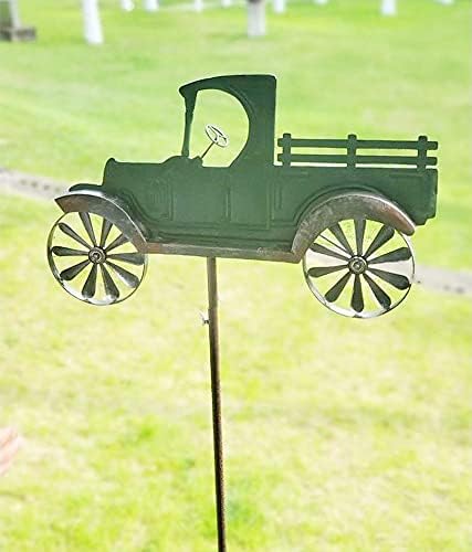 Gartenstecker Oldtimer Auto mit Windspiel