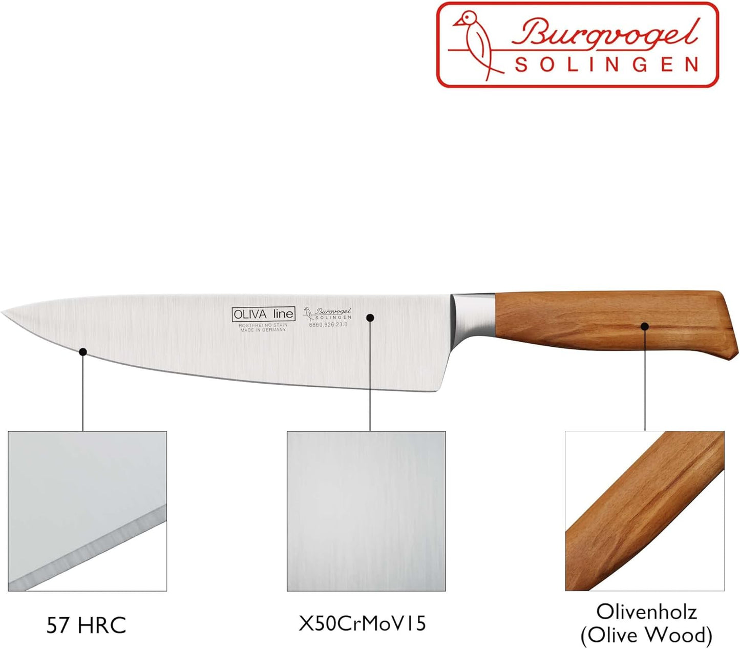 Oliva Line Kochmesser