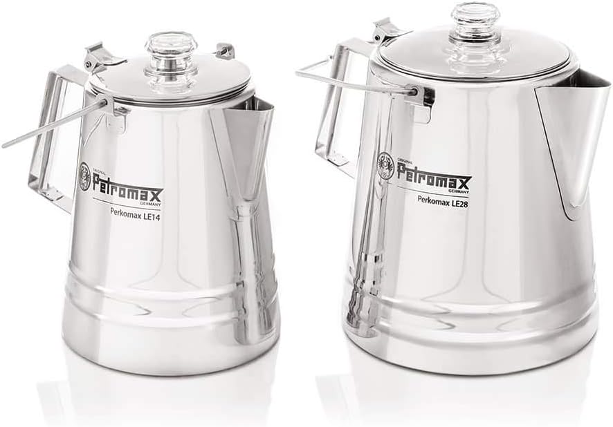 Perkolator-Kaffeekanne für Herd & Feuer, 1,5 Liter