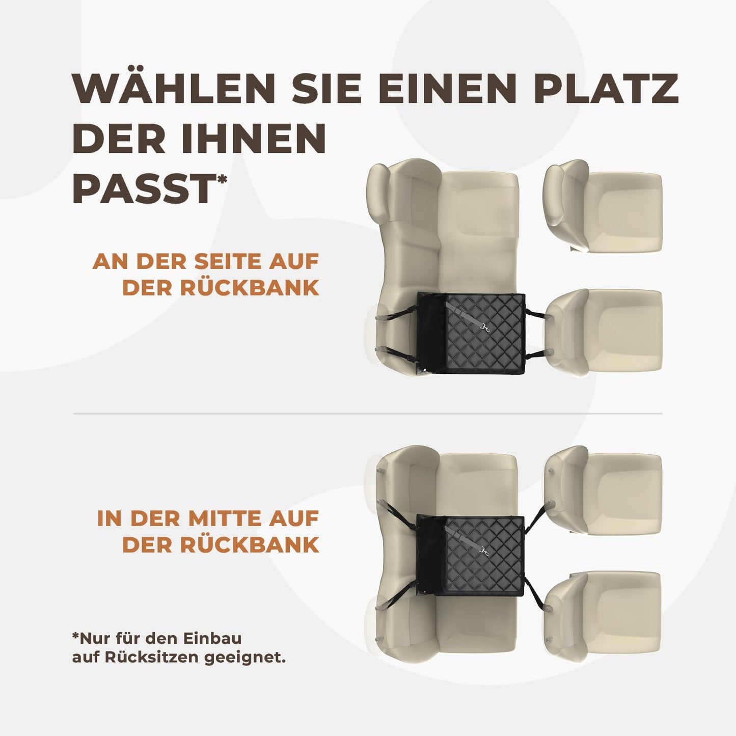 Hundeautositz, S Schwarz