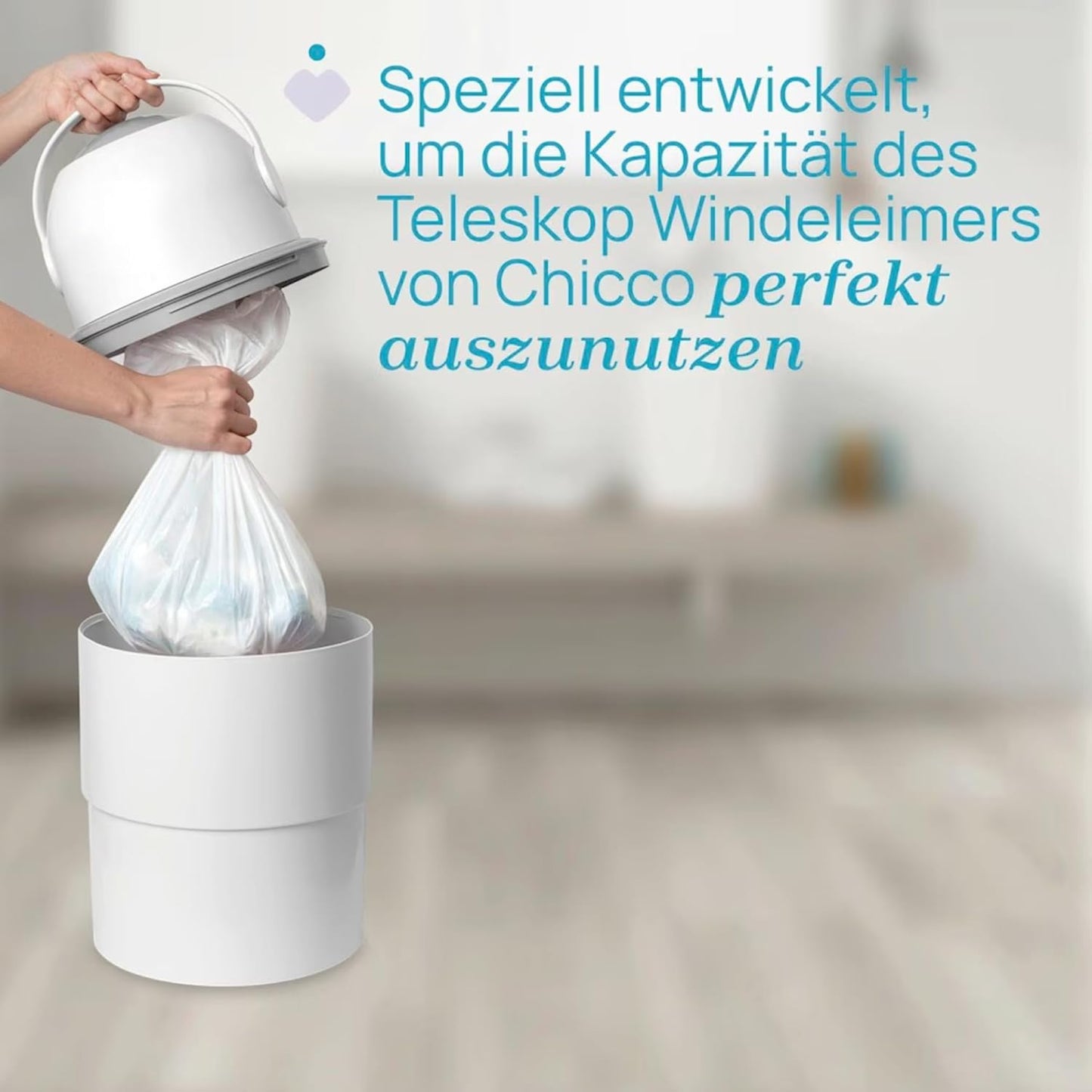 Windeleimer Nachfüllkassette (2 Stück) geruchsdicht, 2 Stück