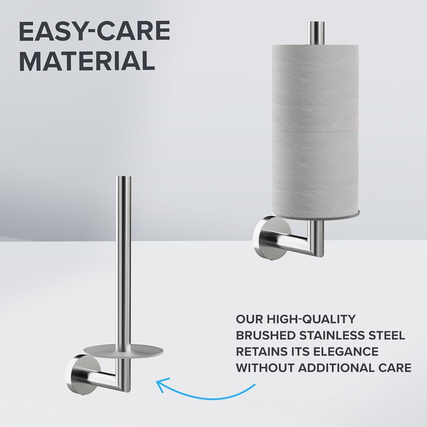 Toilettenpapierhalter, Silber Zum Bohren