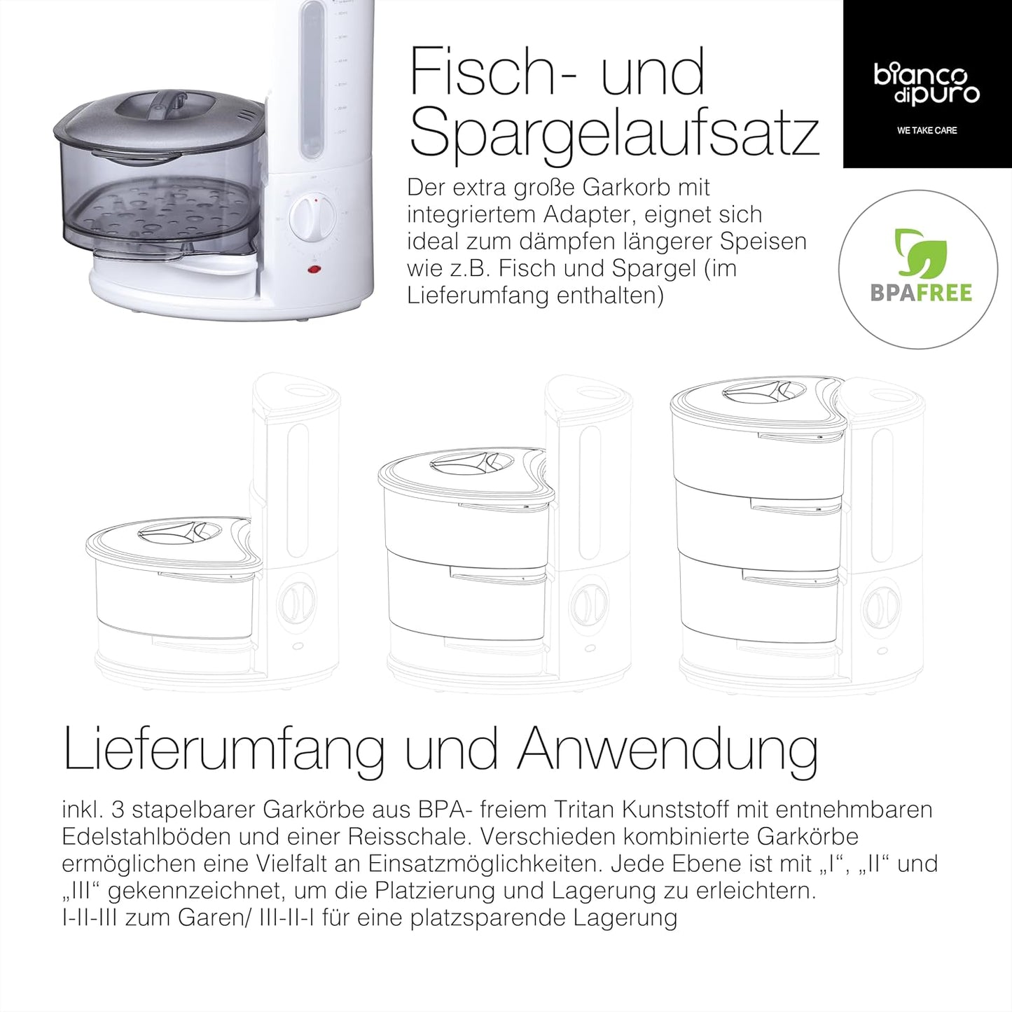 Dampfgarer Rapido mit STRIX-Technologie
