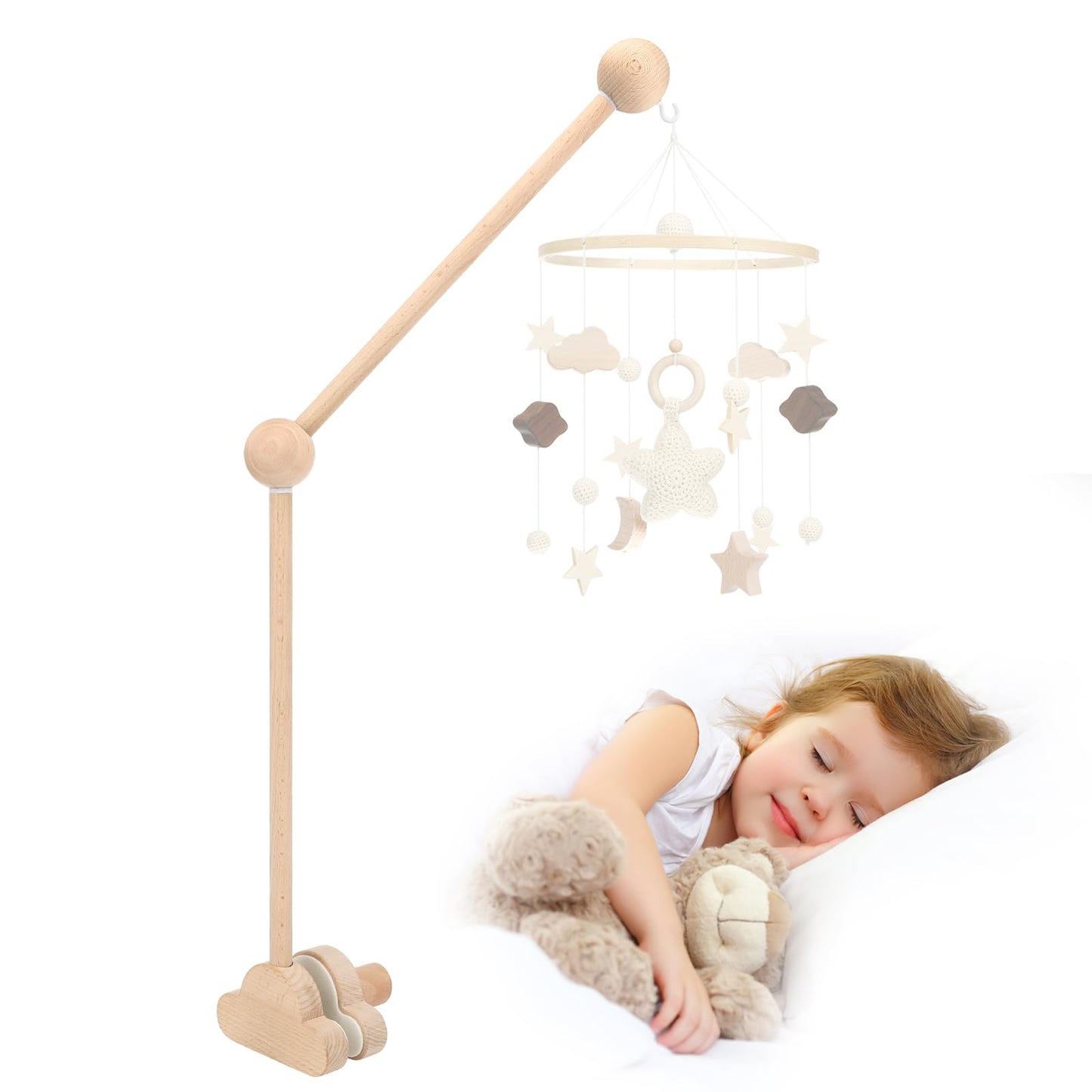 Höhenverstellbare Baby-Mobile-Halterung