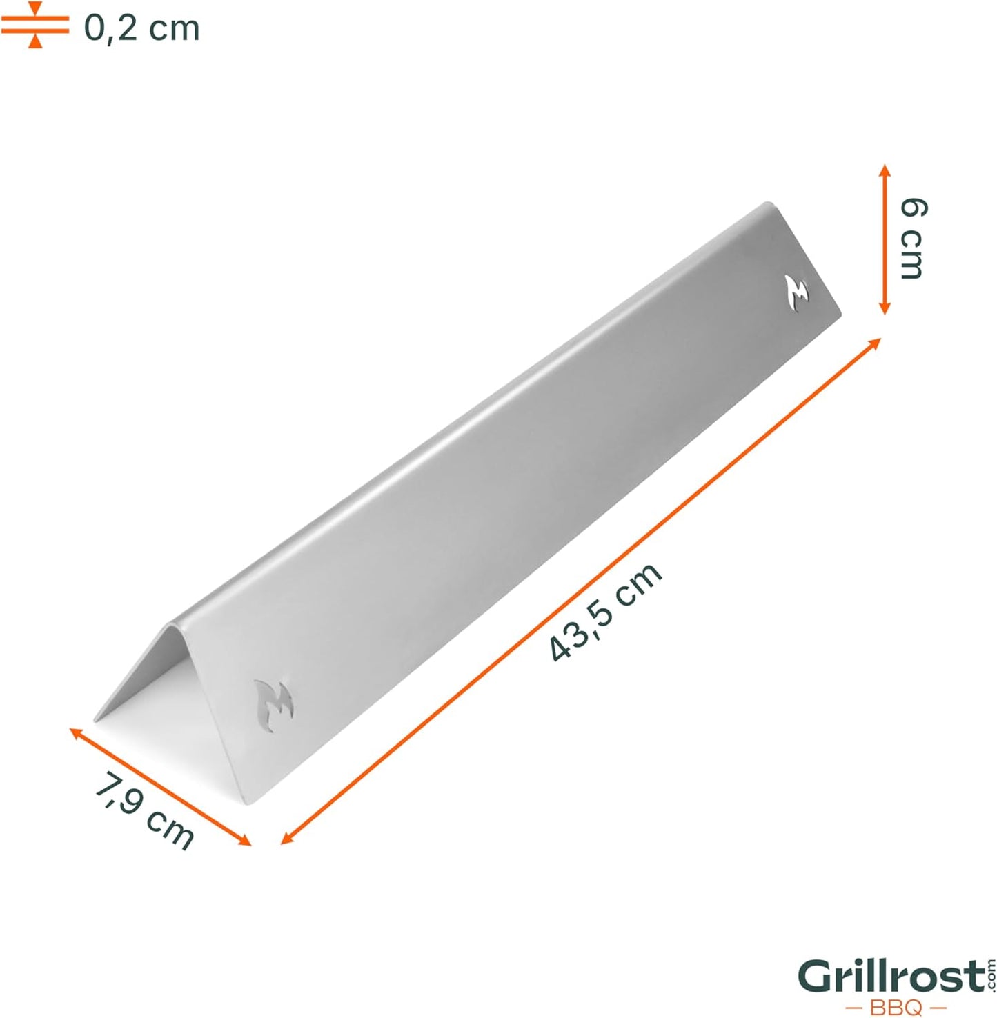 Aromaschiene für Genesis II 200 & 300Grills, 1 St. Genesis II 200 & 300