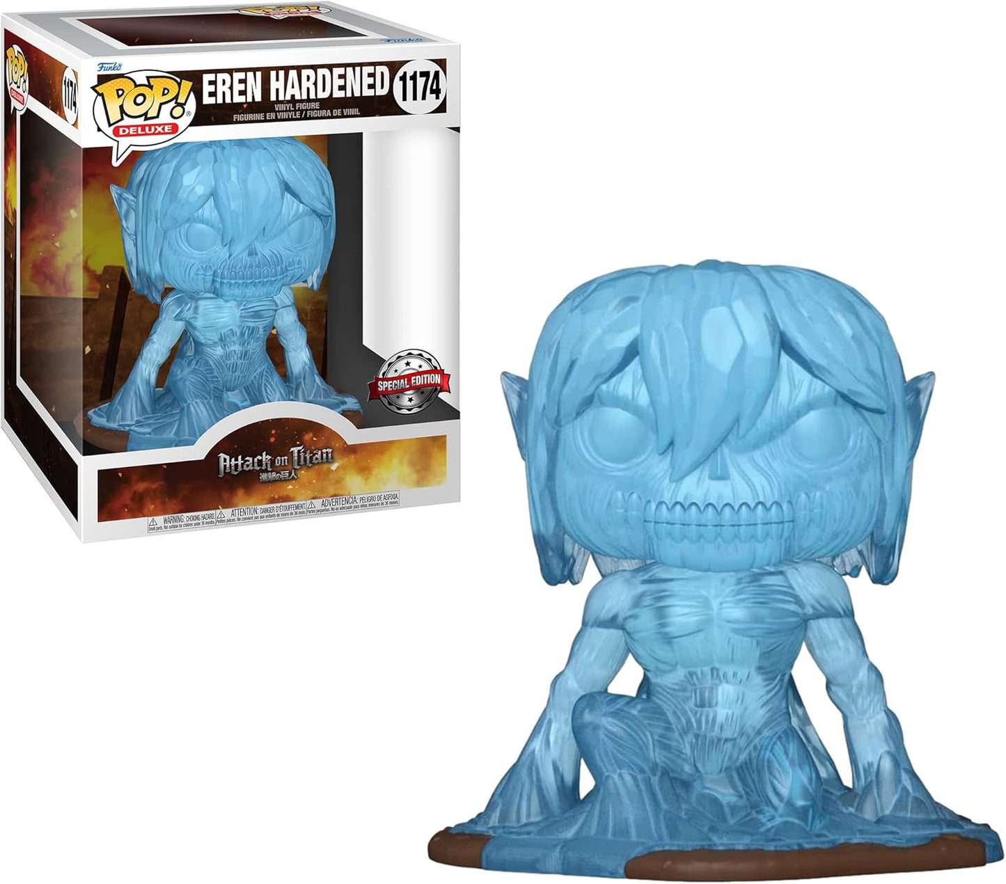 Pop! Attack on Titan : Eren Hardened EXM, Einheitsgrösse Blau