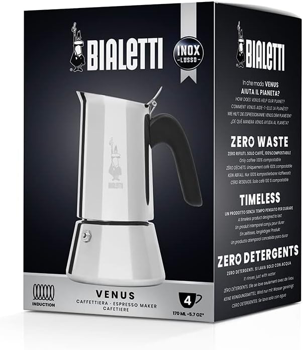 Espressokocher Venus für 4 Tassen, 4 tassen New Venus
