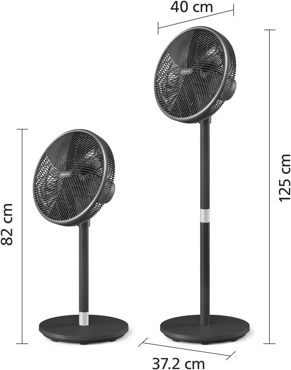 Smart Standventilator, Standventilator schwarz + connectivity