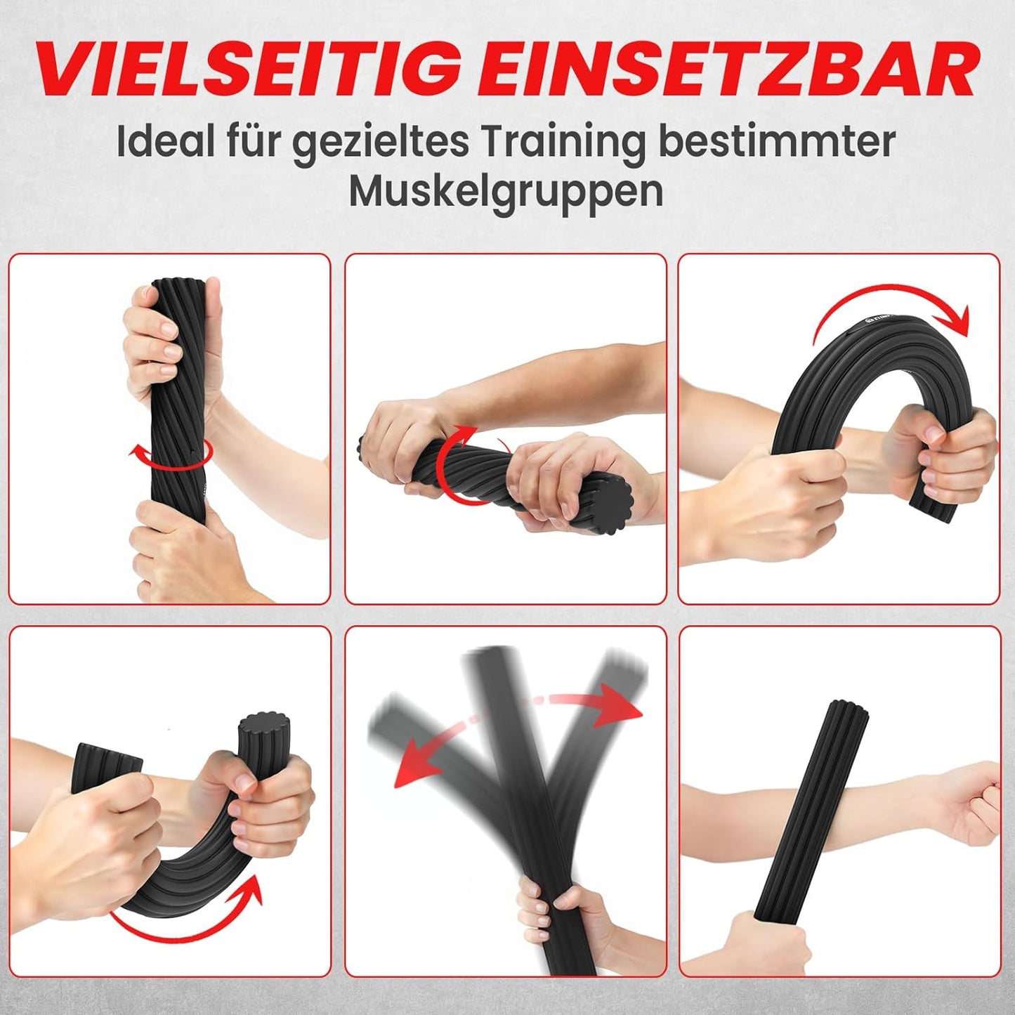 Widerstandsstangen-Set für Griffkraft & Fitness, balu