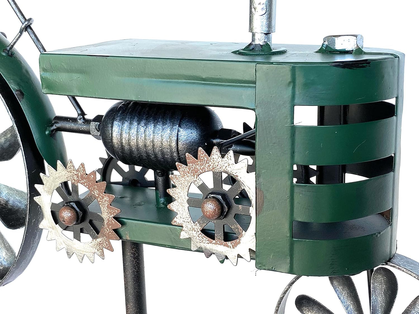 Gartenstecker Traktor XL mit Windspiel