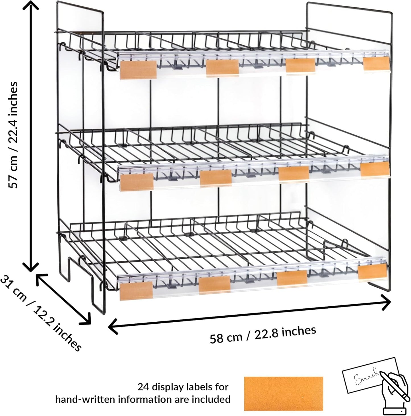 Regal-Organizer für Snacks und Süssigkeiten