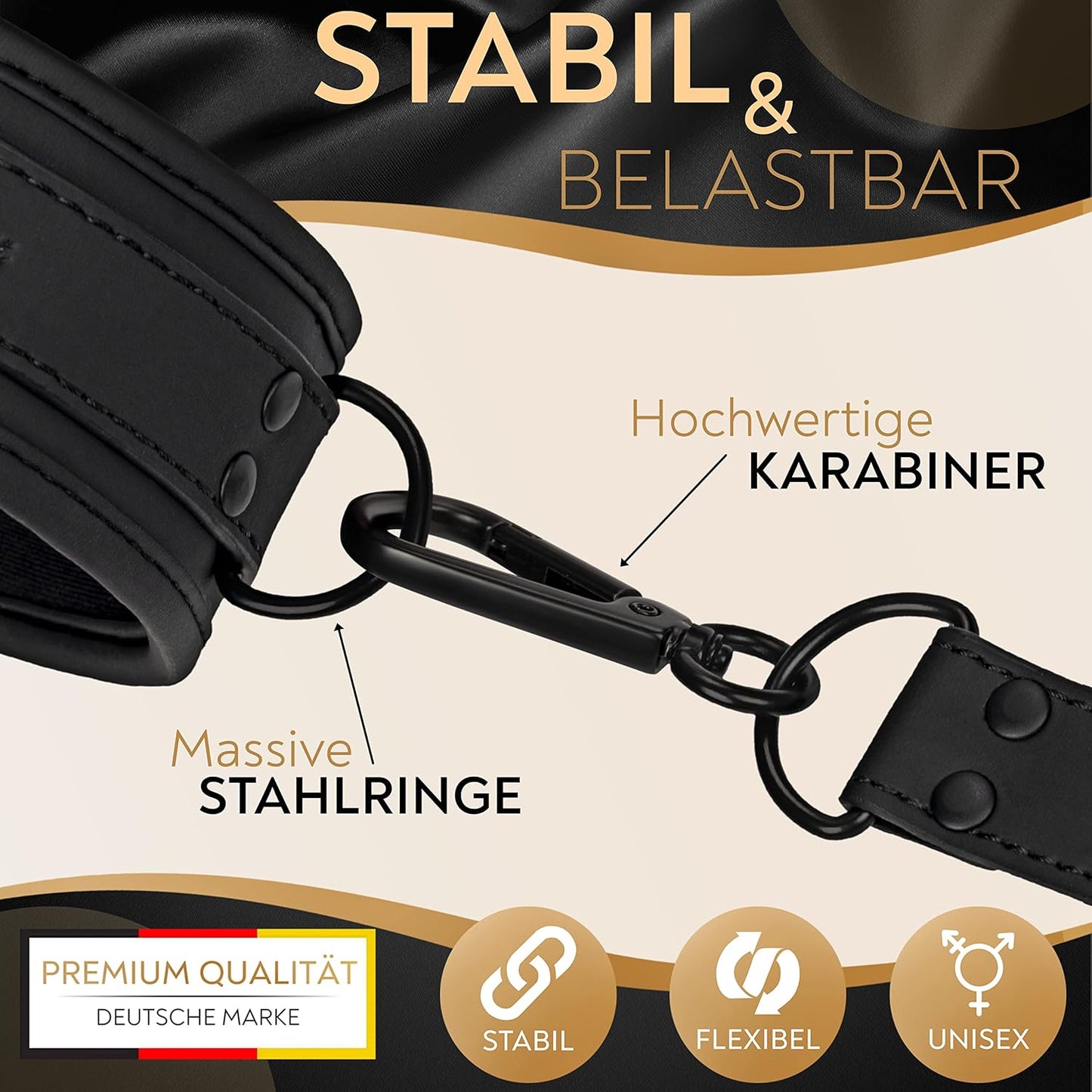 Bondage Set mit Halsband & Fesseln