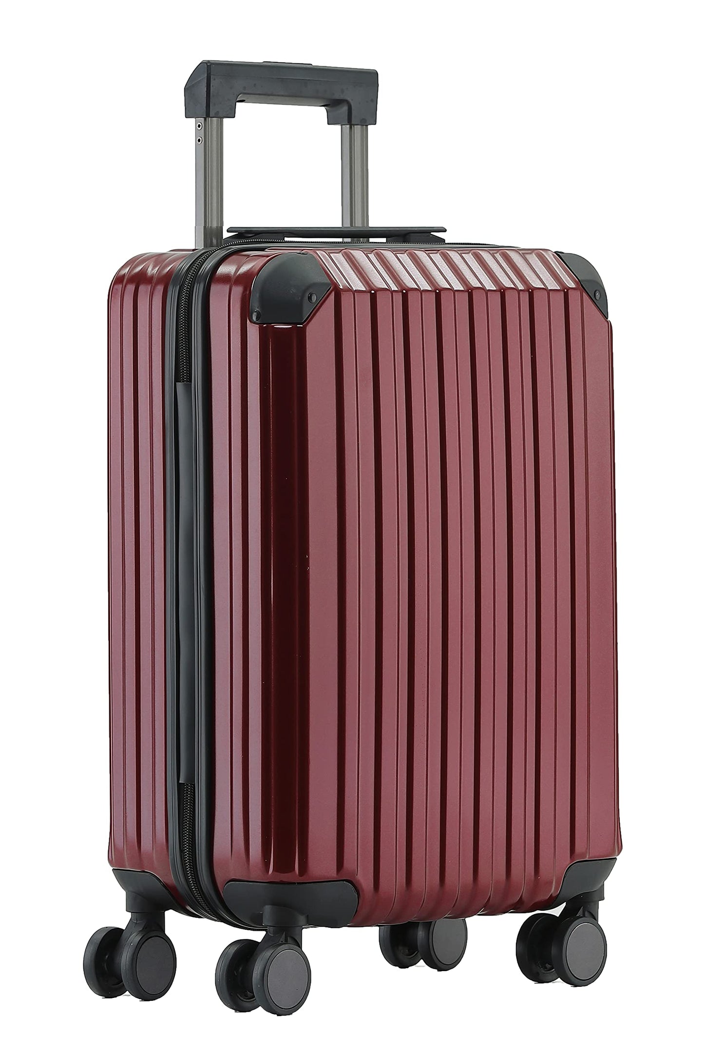 Hartschalen-Koffer Boardcase M816 mit TSA-Schloss, Weinrot