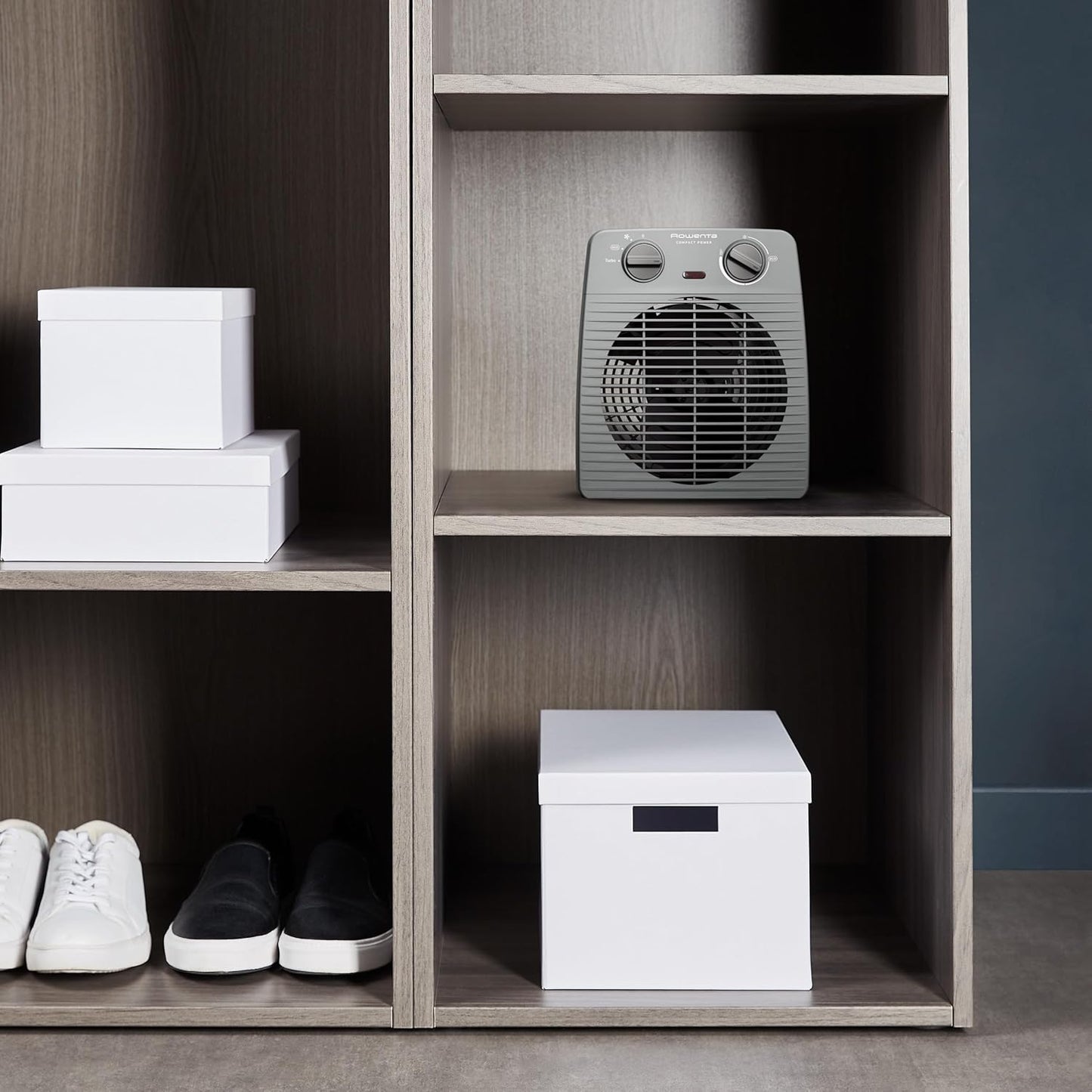 SO2212F0 Heizlüfter mit Thermostat & Kühlstufe, Hellgrau
