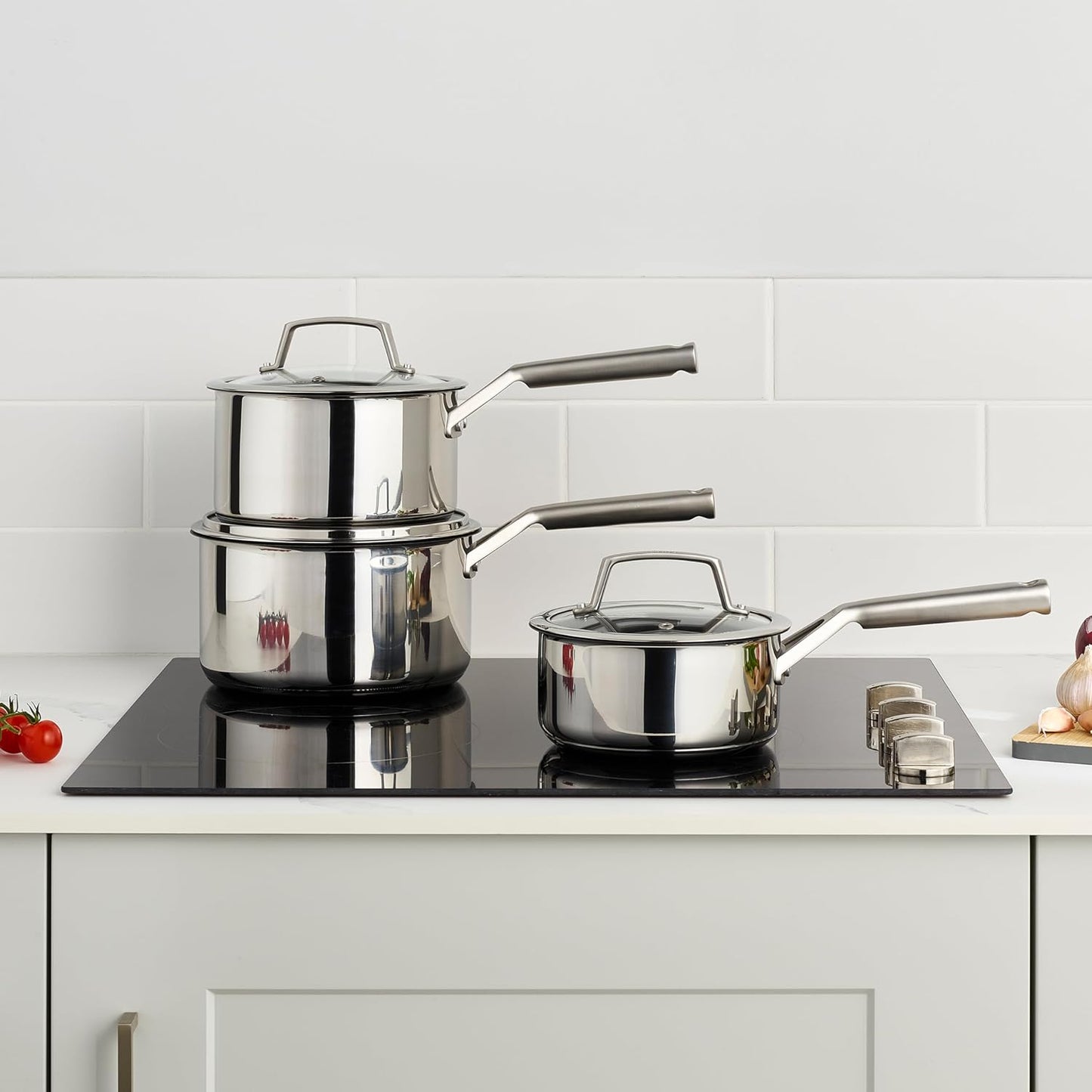 C63000EU Zerostick Pfannenset, 3-teilig, 3-teiliges Topfset