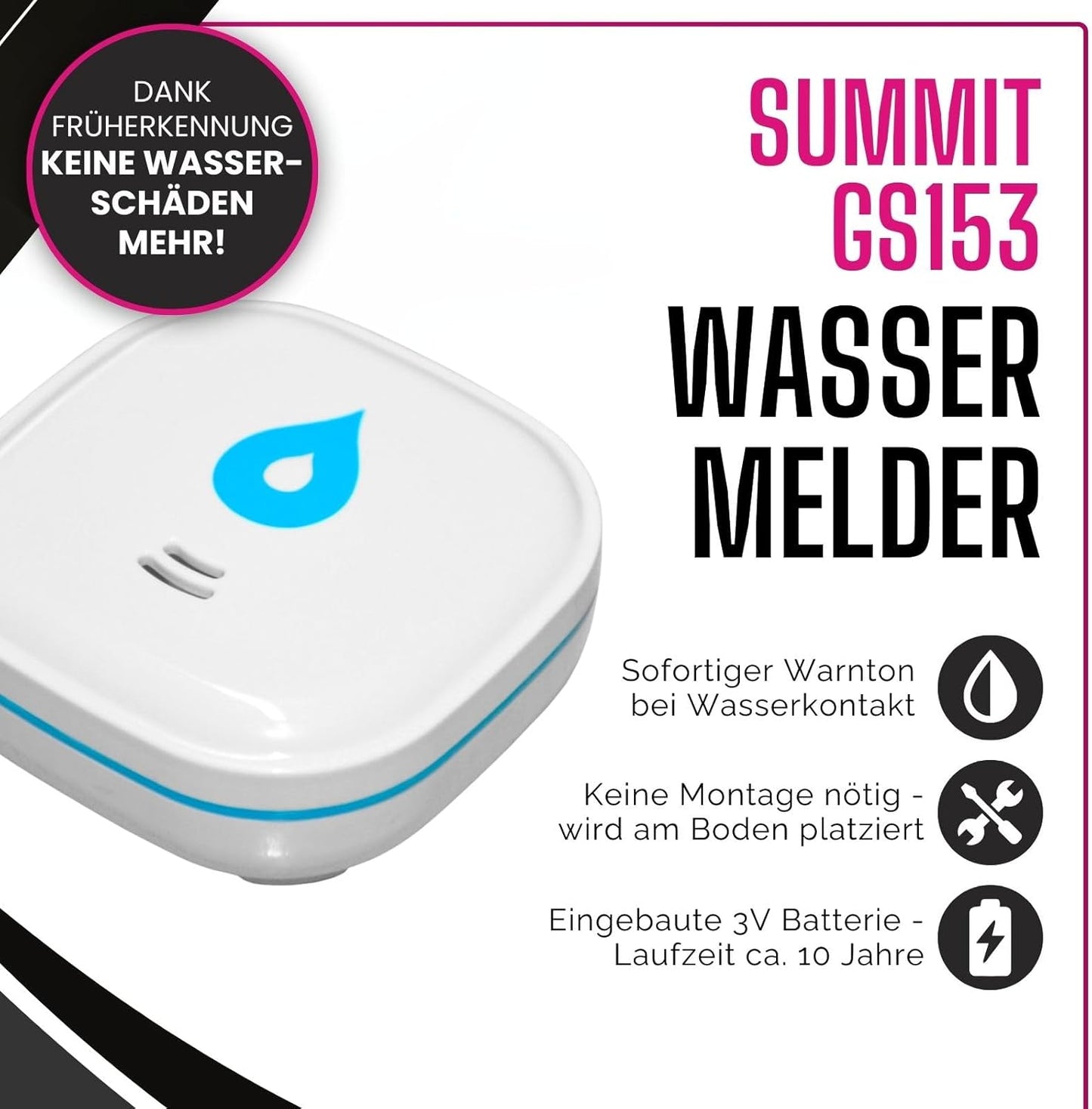 Wassermelder GS153, 1 Stück GS153
