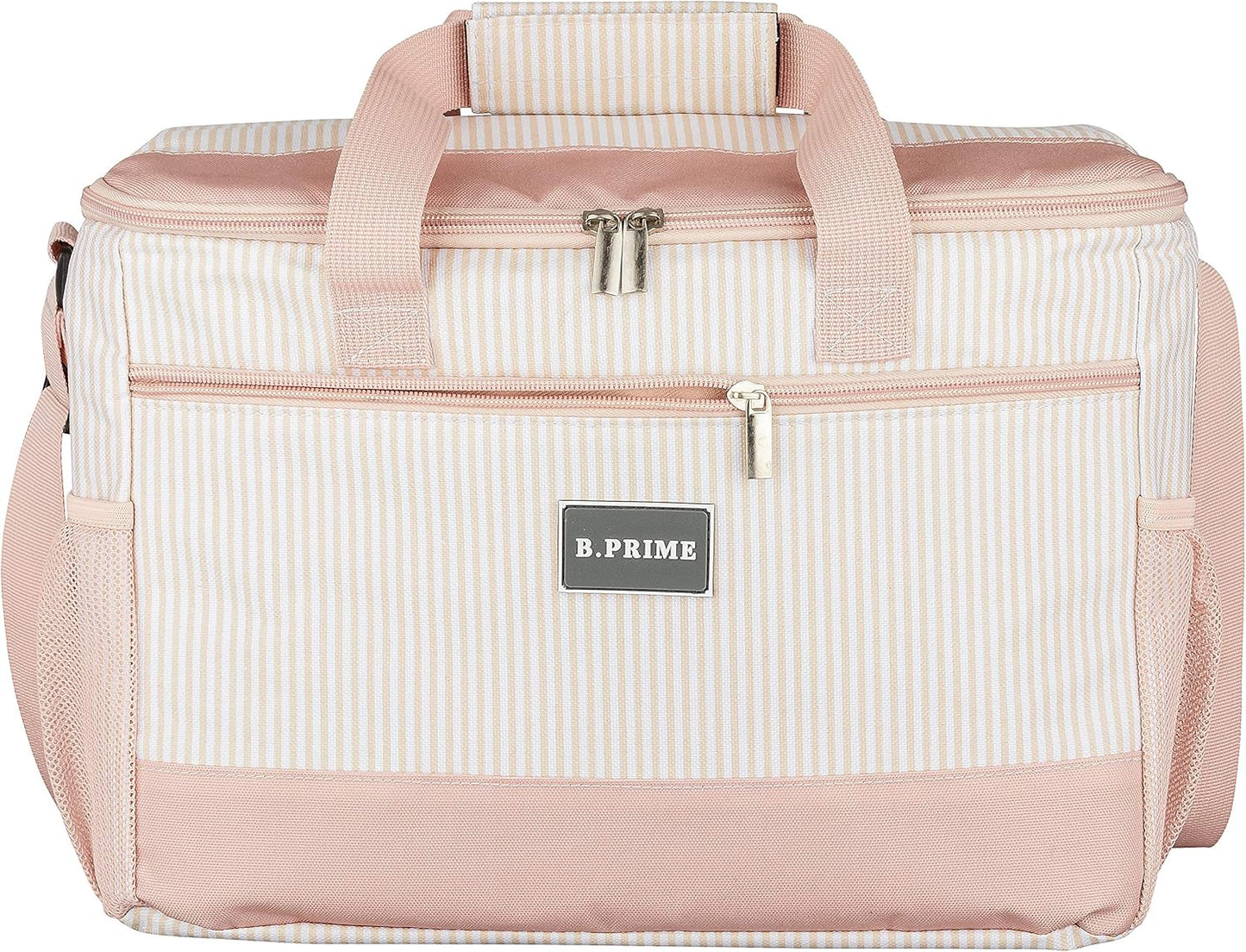 Kühltasche Classic, Rose-gold Gestreift