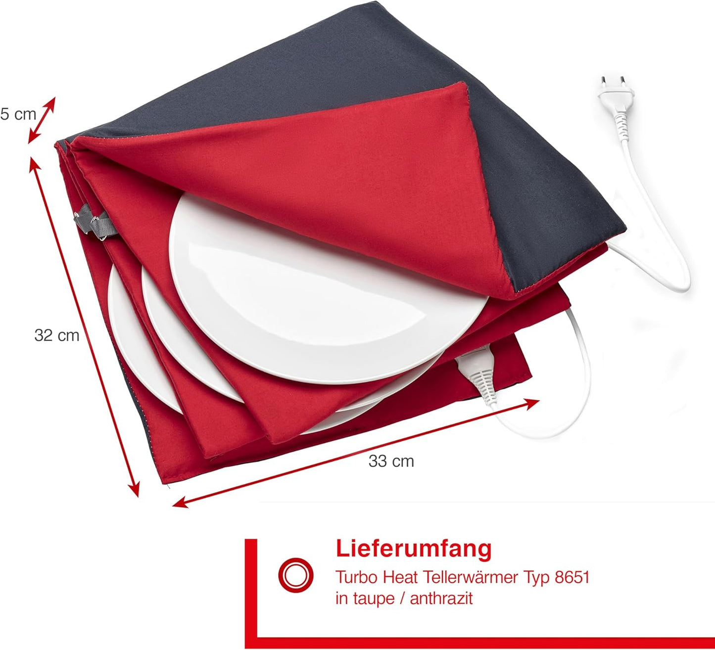 Tellerwärmer Typ 8651 für bis zu 10 Teller