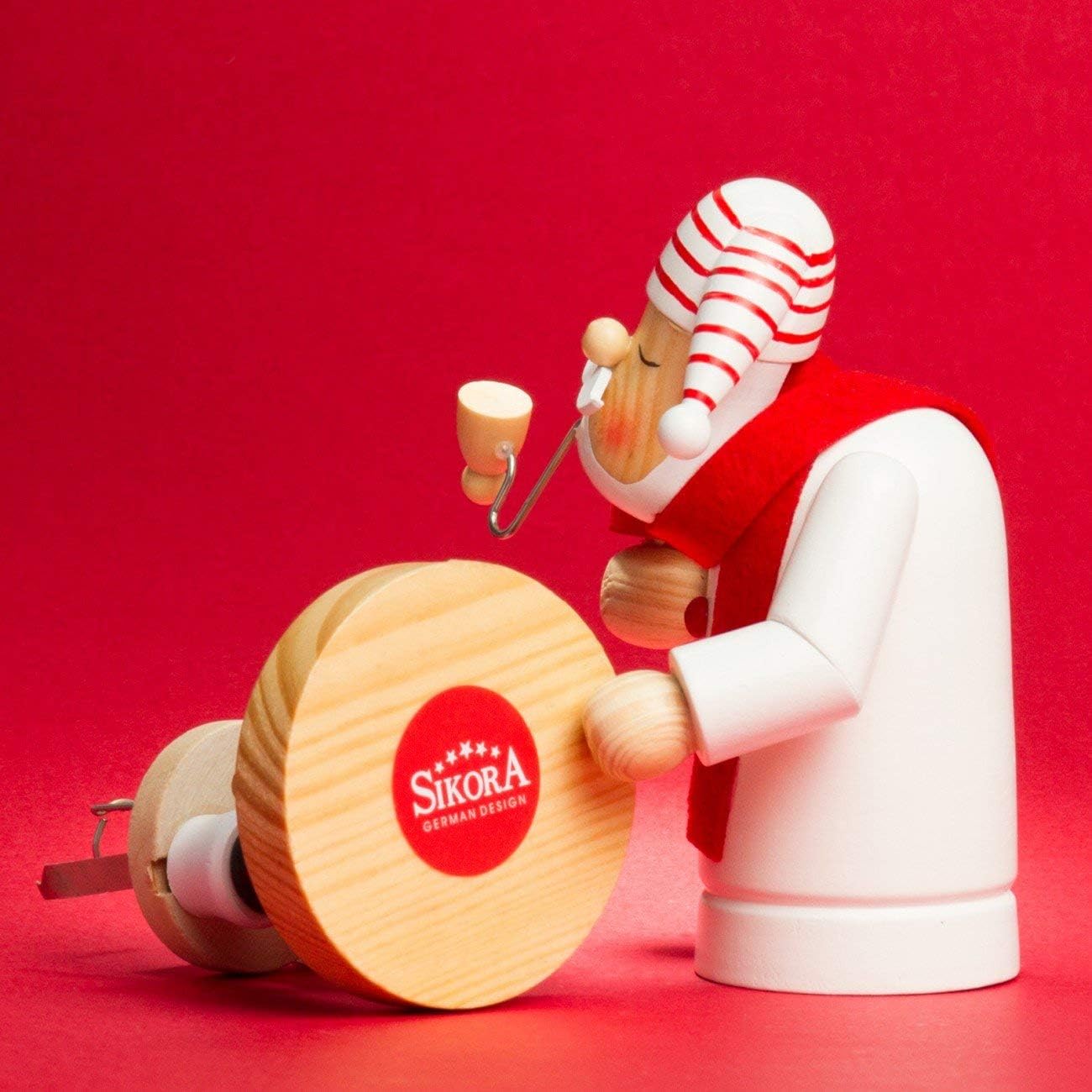 Räuchermännchen Schlafwandler, Höhe ca. 15 cm|A04 Weiss - Schlafwandler