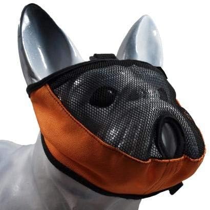 Brachyzephalie Hundemaulkorb für Hunde mit Flacher Seite/kurzem Mund, XXS Kopfumfang : 28 - 40 cm