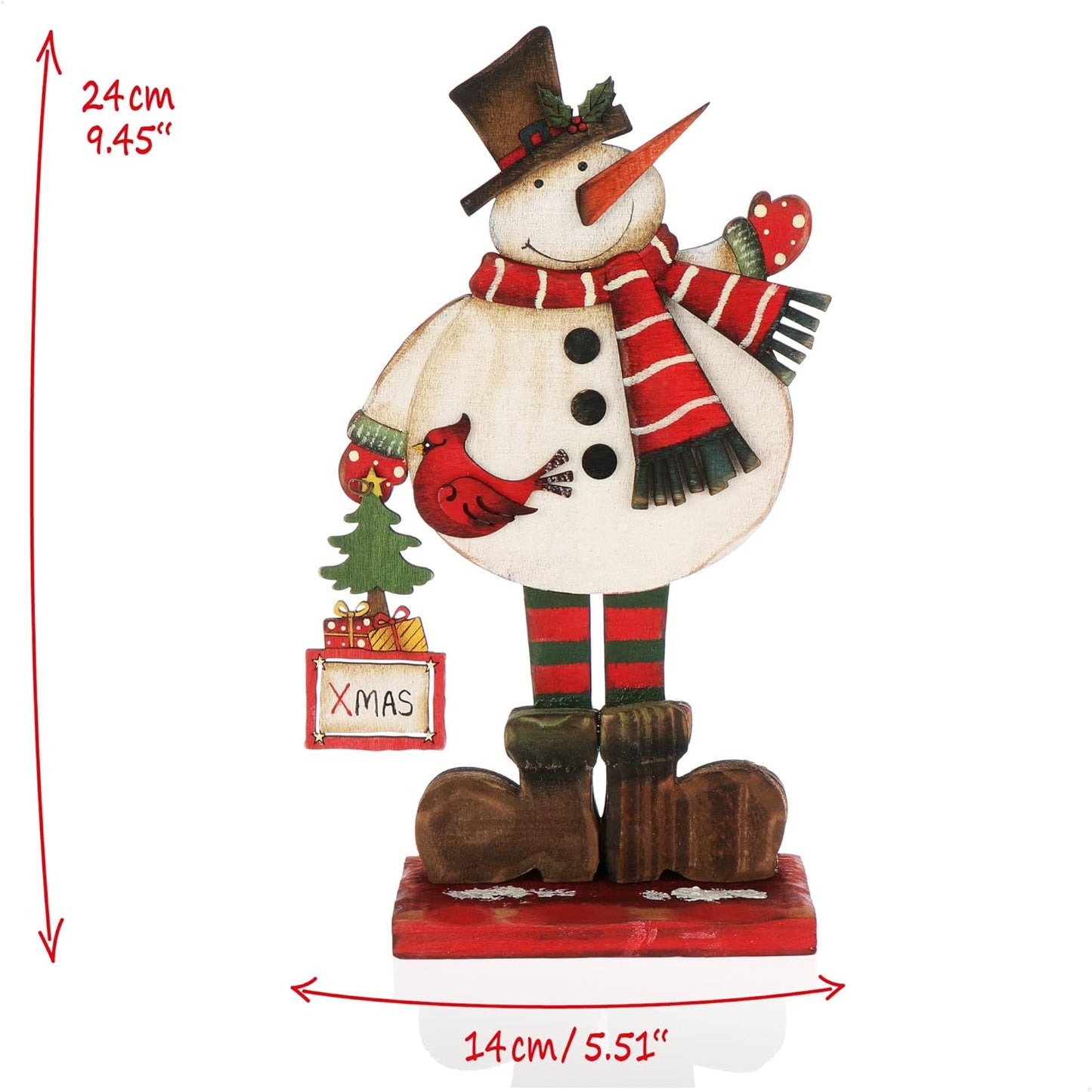 Schneemann Aufsteller X-Mas, Schneemann - X-mas
