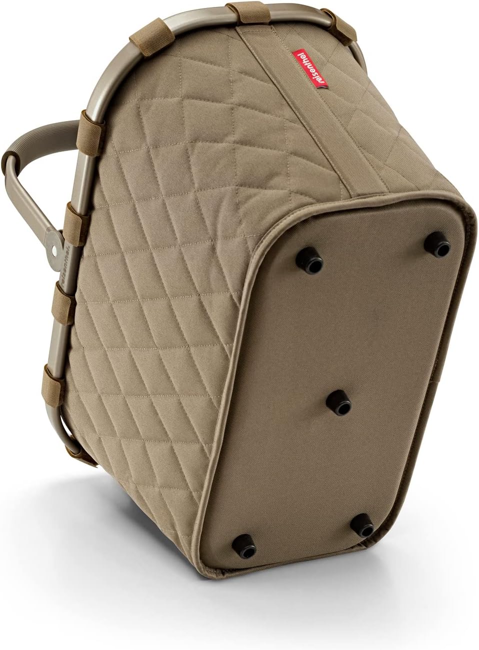 Carrybag - Einkaufskorb mit Innentasche, Rhombus Olive