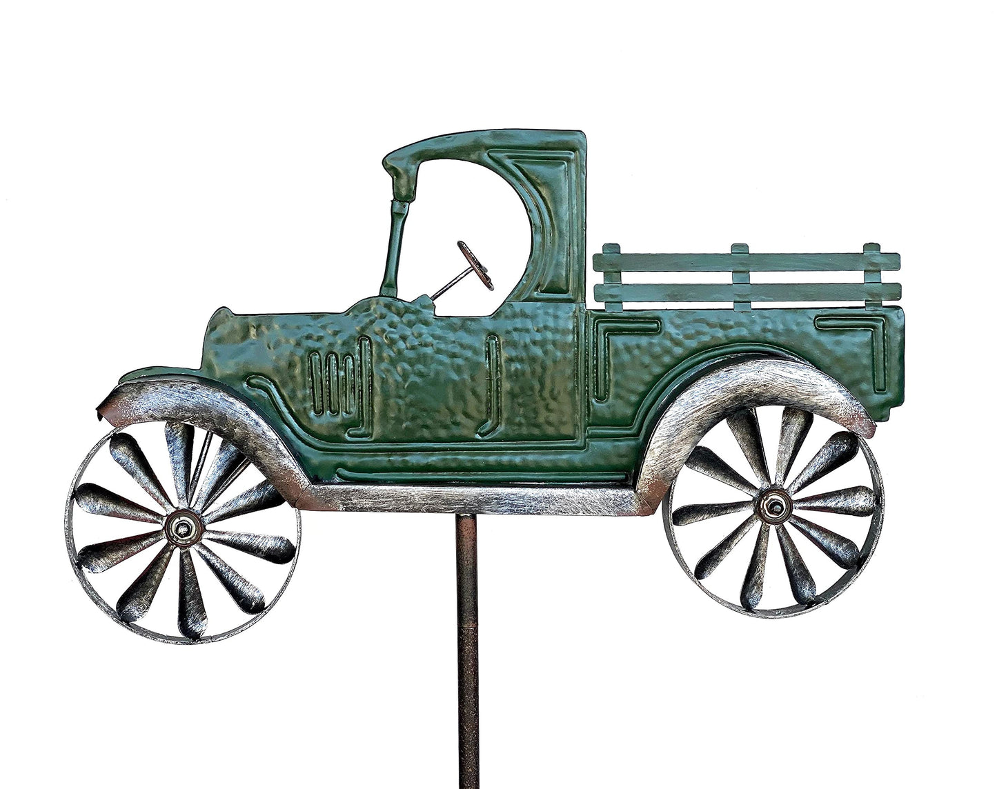 Gartenstecker Oldtimer Auto mit Windspiel