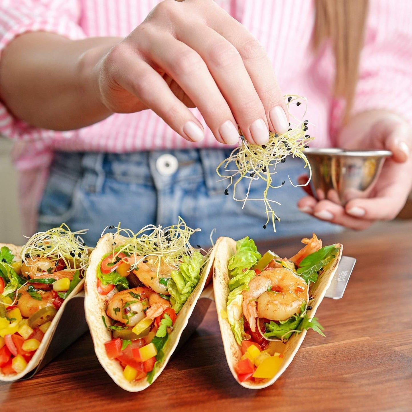 12er-Set Taco-Halter, 12 Pieces
