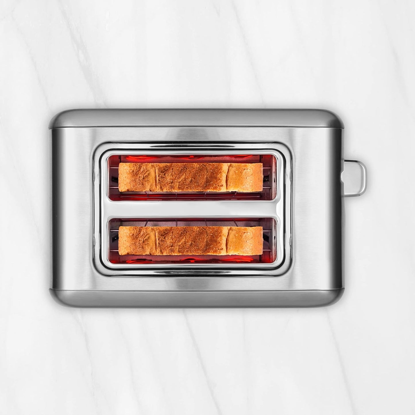 Digital Future Toaster mit Touchscreen und Auftaufunktion, 9 Levels ; 2 Kurze Schlitze