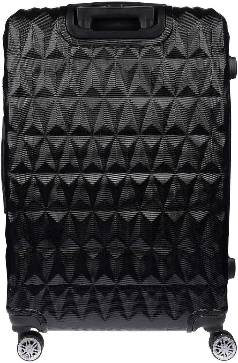 4-teiliges Koffer-Set mit Hartschale, Schwarz-4er-set