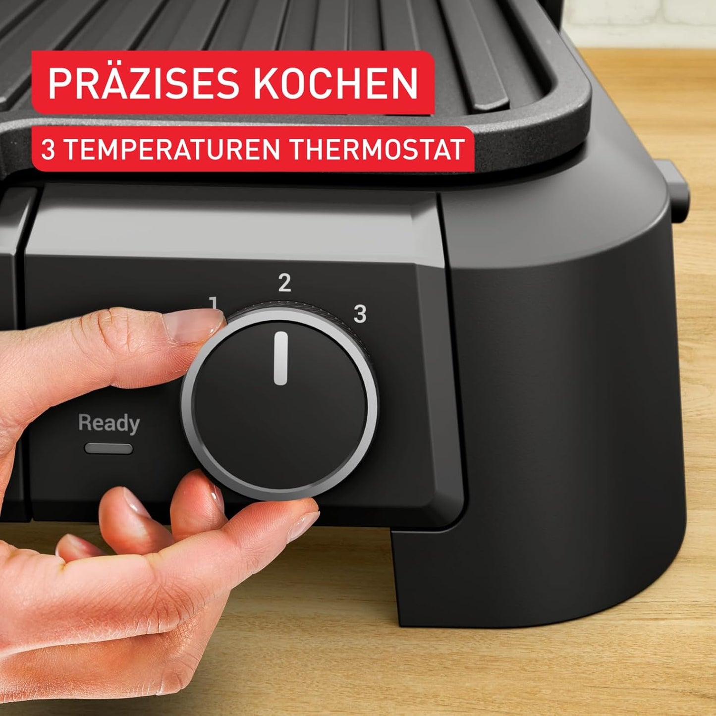 SuperGrill 3in1, SuperGrill 3in1 - Stufenloser Thermostat