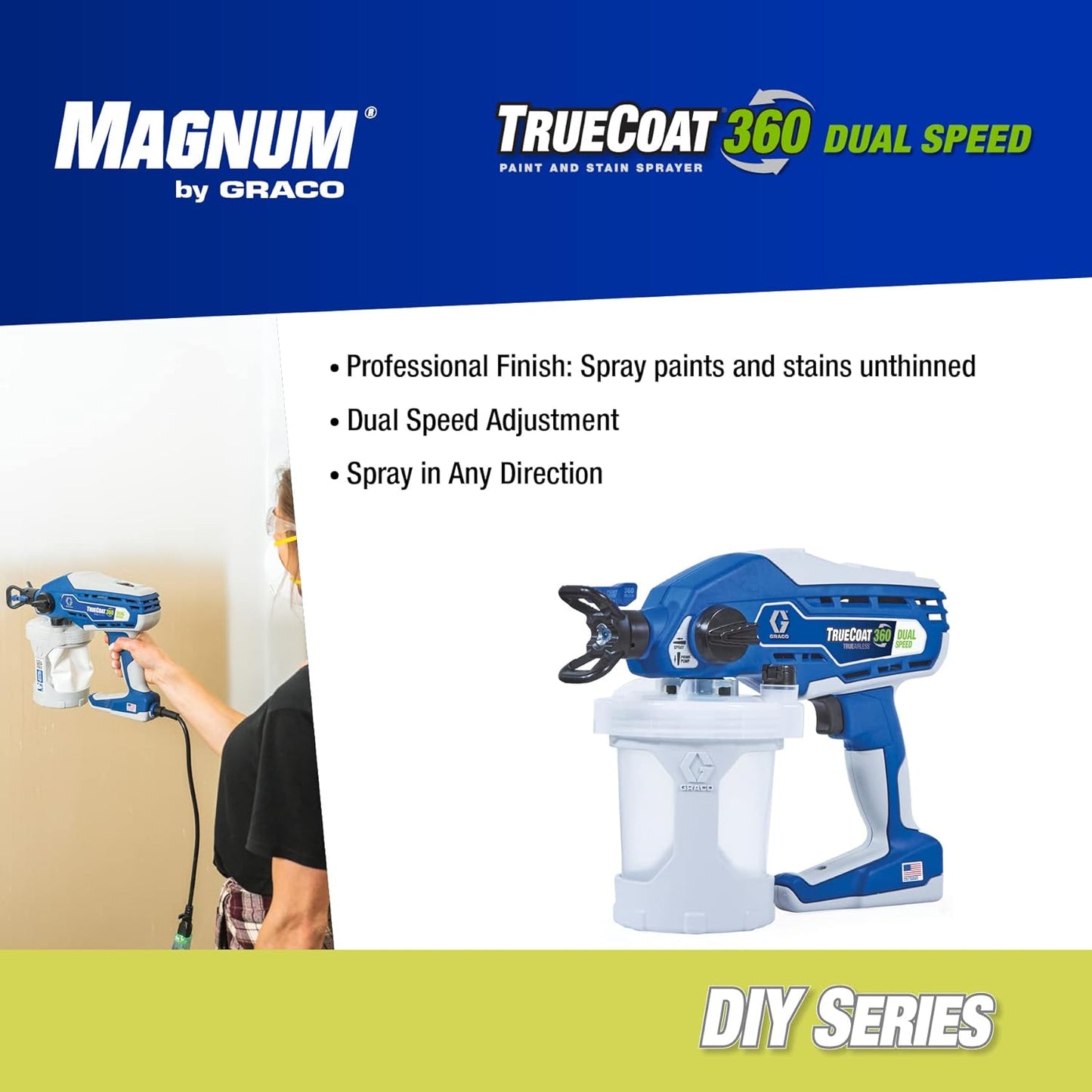 TrueCoat 360 Dual Speed Airless-Farbspritzgerät