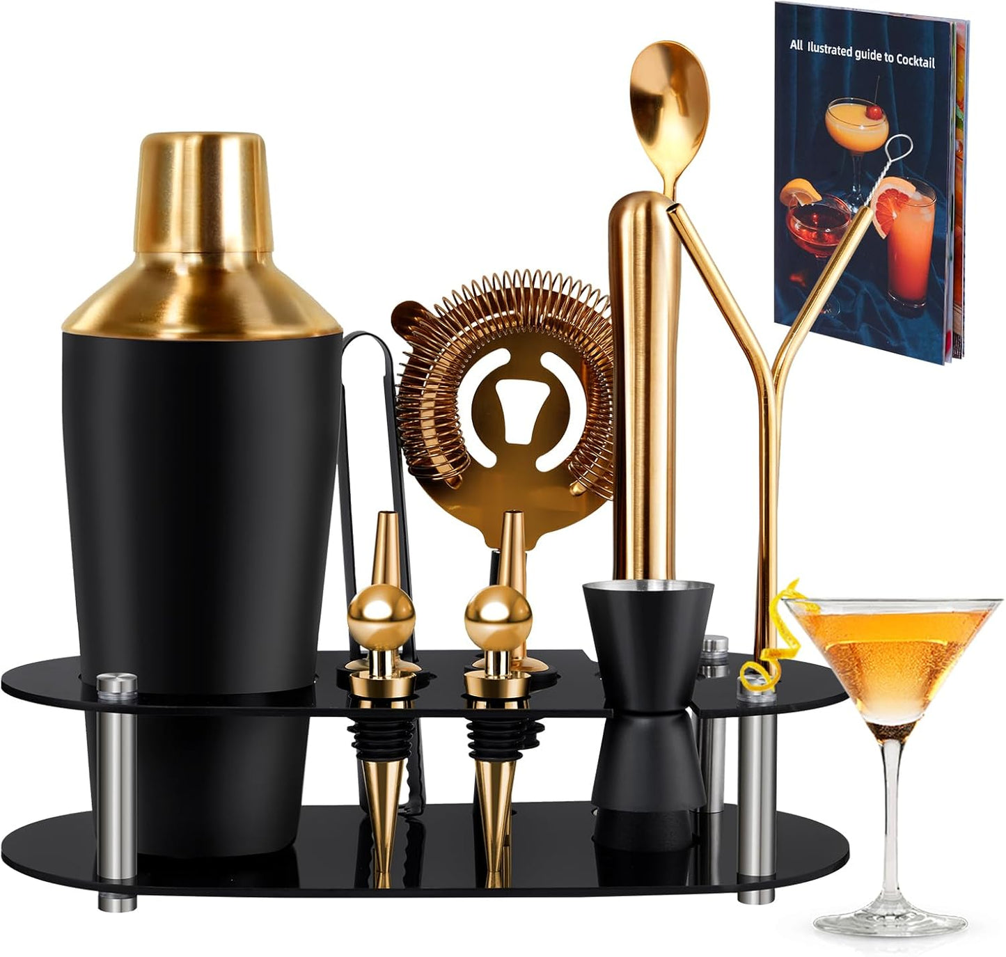 Cocktail Shaker Set, Gold