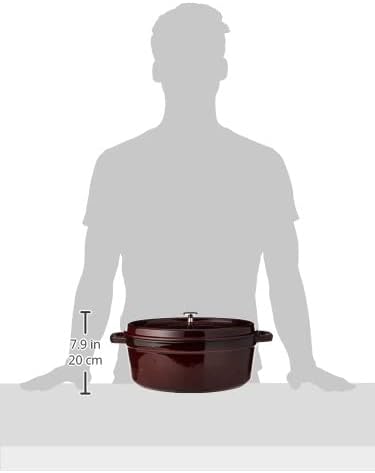 Cocotte Bräter mit Deckel, 33 cm, 6.7 L Grenadine-Rot