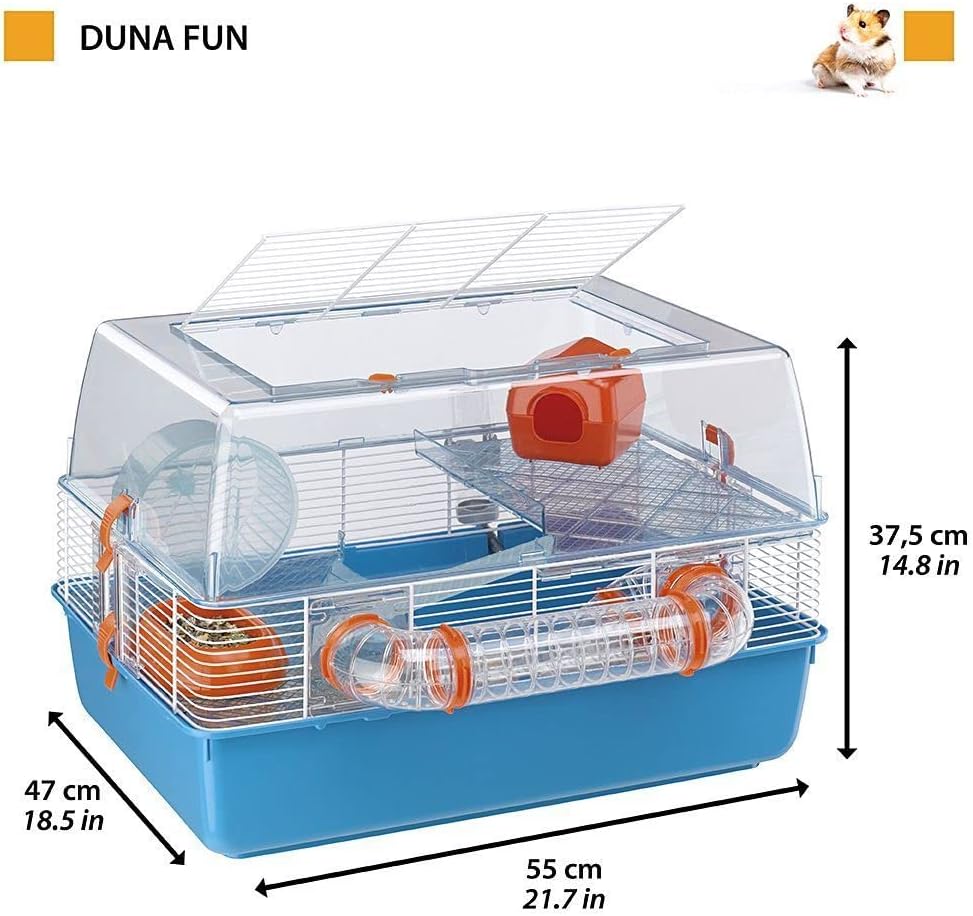 Hamsterkäfig Duna Fun (Komplettset), L 55 x B 47 x H 38 cm