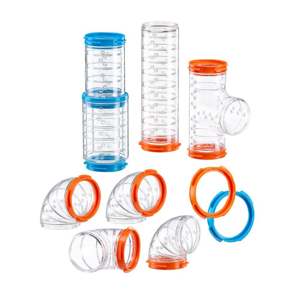 9-teiliges Hamsterröhren-Set mit Belüftungslöchern, Modern