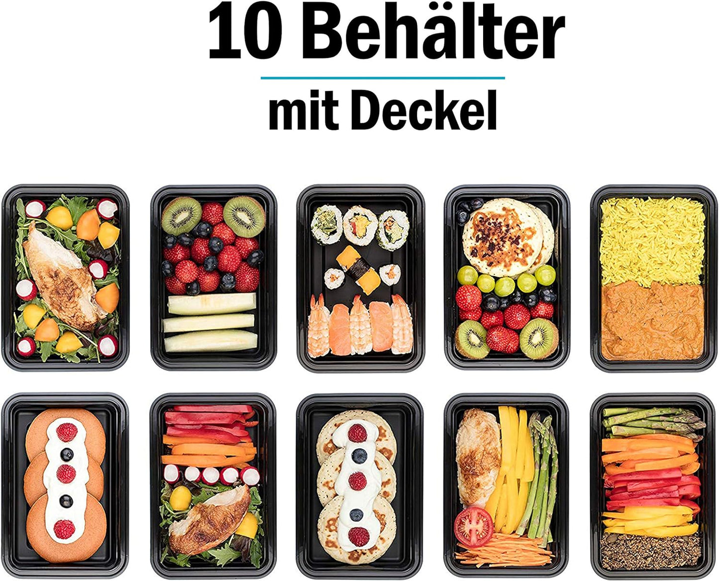 Lebensmittelbehälter, 10 pack