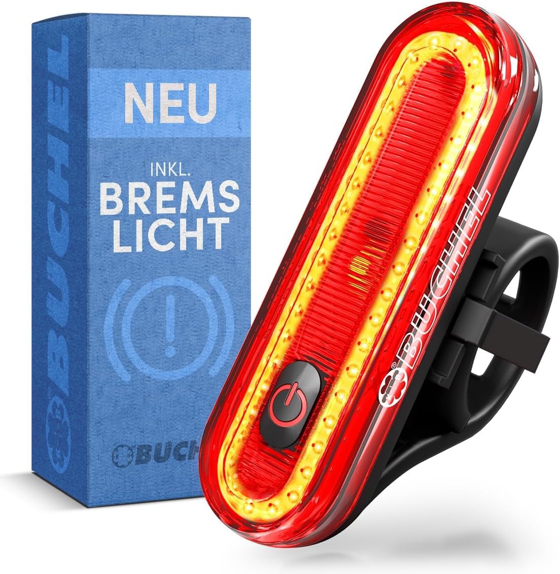 Fahrrad Rücklicht LED, Premium - mit Bremsanzeigefunktion