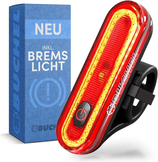 Fahrrad Rücklicht LED, Premium - mit Bremsanzeigefunktion