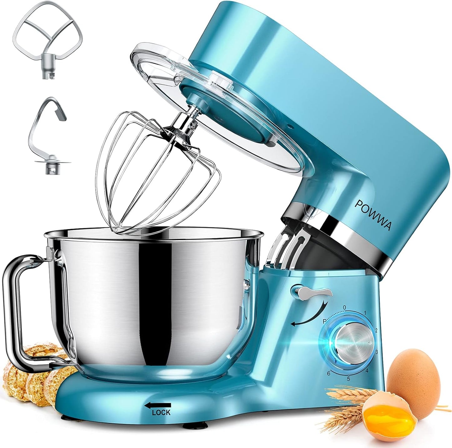 Küchenmaschine mit Zubehör, Blue