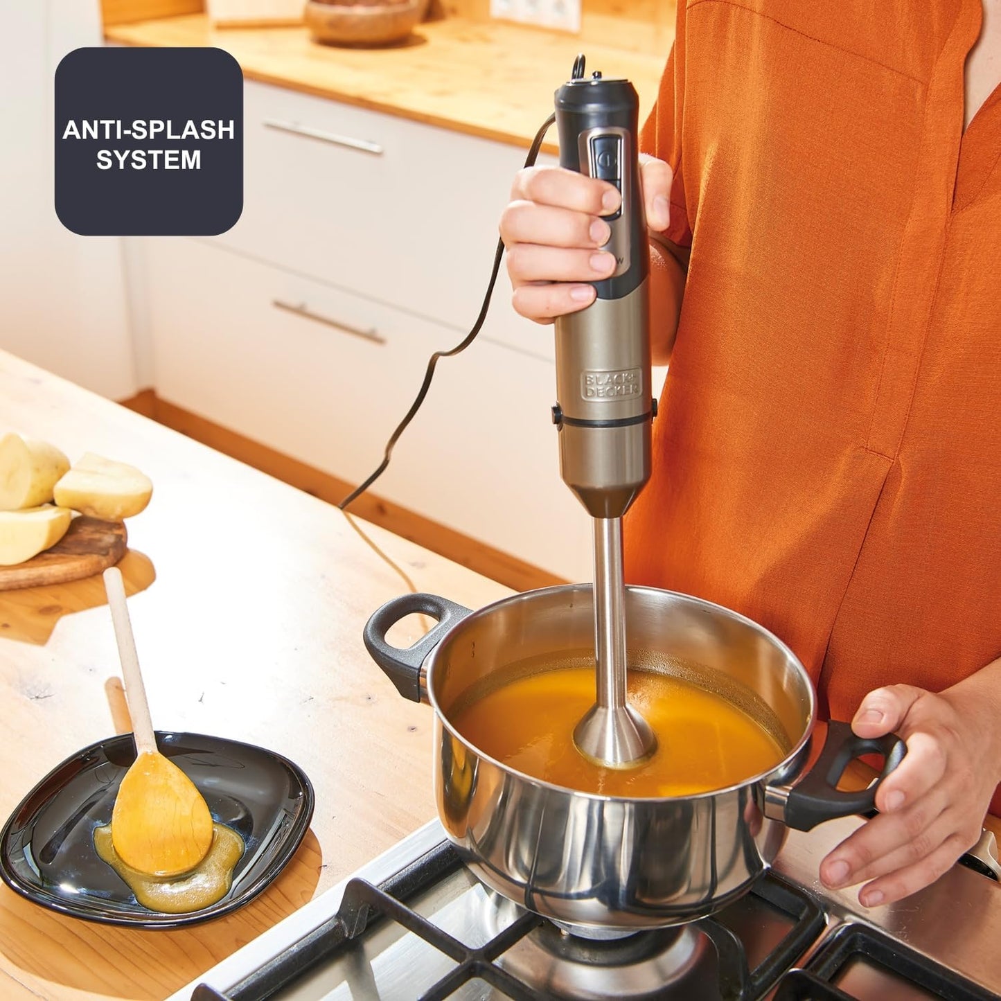 Stabmixer-Set mit Zubehör, 1000W | 3 Zubehörteile