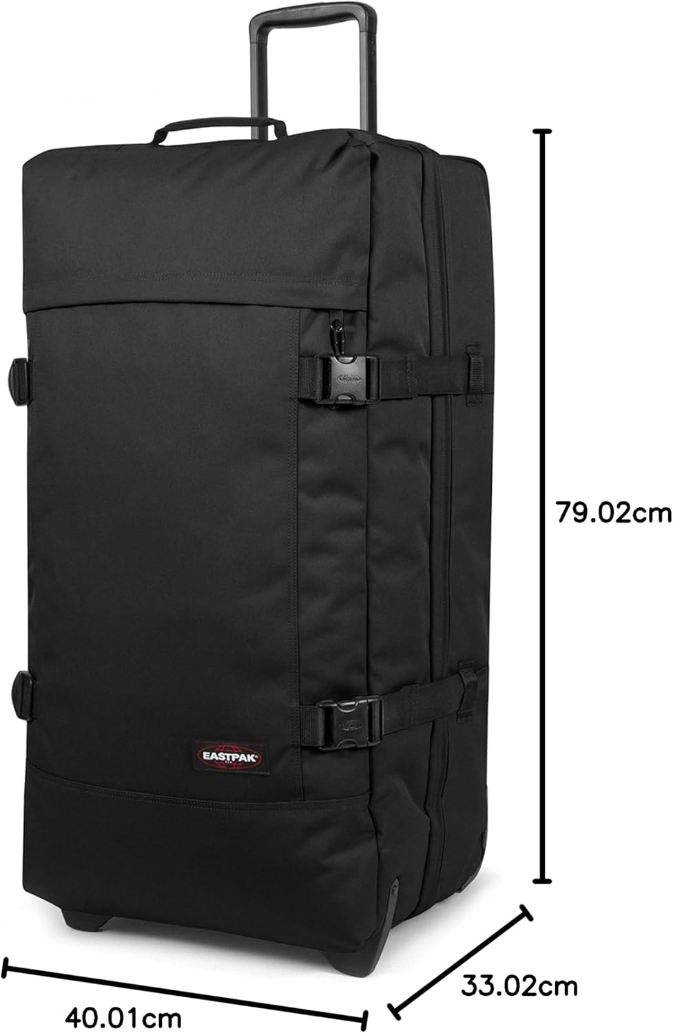 Tranverz L - Reisetasche, Schwarz Einfarbig